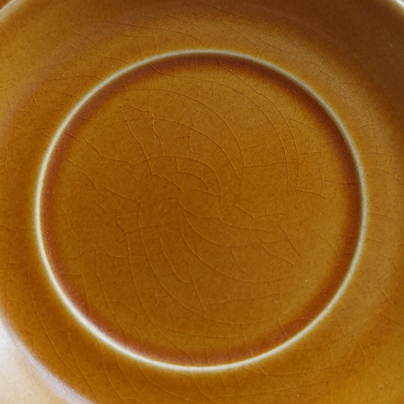 HORNSEA England "Saffron" pattern 1976 cup & saucer- 3 available - Picture 5 of 8